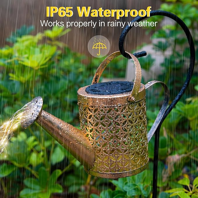 Solar Garden Light, Solar Watering Can Lights for Outside, Decorative Yard Light with - Outdoor Lighting Accessory | Lumora