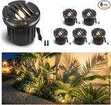 Gardenreet Low Voltage Well Light - Brass Ip65 All Weather In-Ground Hardwired LED Lighting, 12V Directional | Lumora