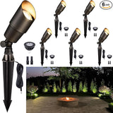 Gardenreet Solid Brass Spot Lights - Low Voltage Landscape Spotlight Outdoor, 12V LED Uplights Wired Waterproof | Lumora
