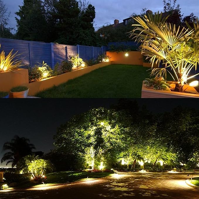 Low Voltage Landscape Lights 5W 500LM 12V 24V Outdoor LED Landscape Lighting 3000K Warm White IP66 Waterproof | Lumora