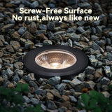 LEONLITE 3W 5CCT Well Lights Landscape LED In Ground, 12-24V AC/DC Low Voltage, CRI90 IP67 Inground Well Lights | Lumora
