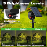 nipify 6 Pack Solar Spot Lights Outdoor Waterproof with 3 Modes, Solar Spotlight Light for Outside Yard Landscape | Lumora