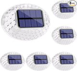 LYHOPE Solar Fence Lights Outdoor, IP65 Waterproof Solar Light for Outside, 6 Pack Deck Light for Backyard Railing | Lumora
