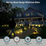 LEONLITE Dia. 4 Inch 5CCT Well Lights Landscape LED In Ground, 5 Color Temperature Selectable, 12-24V AC/DC CRI90 | Lumora