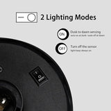 Outdoor Dusk to Dawn Wall Lights Modern Exterior Wall Mount Lantern Fixture Aluminum E26 Lamps Waterproof Porch | Lumora