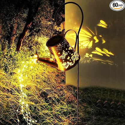 N\A Yevheniy Solar Butterfly Garden Light,Solar Watering Can Lights Outdoor Garden Ornaments Waterproof for Pathway Yard Lawn Patio Landscape Decor