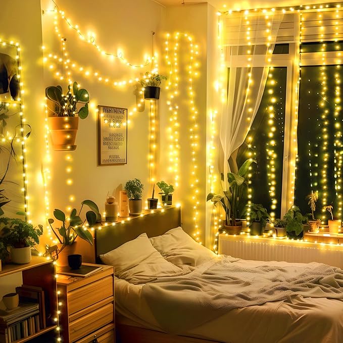 SAUIRS 403FT 1000 LED Christmas Lights Outdoor String Lights with 8 Modes Timer Waterproof Fairy Light Plug in for | Lumora