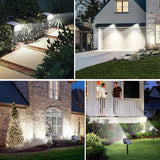 Solar Spot Lights Outdoor 6 Pack, [46 LED/3 Modes] Solar Landscape Spotlights Waterproof, 2-in-1 Auto On/Off Solar | Lumora