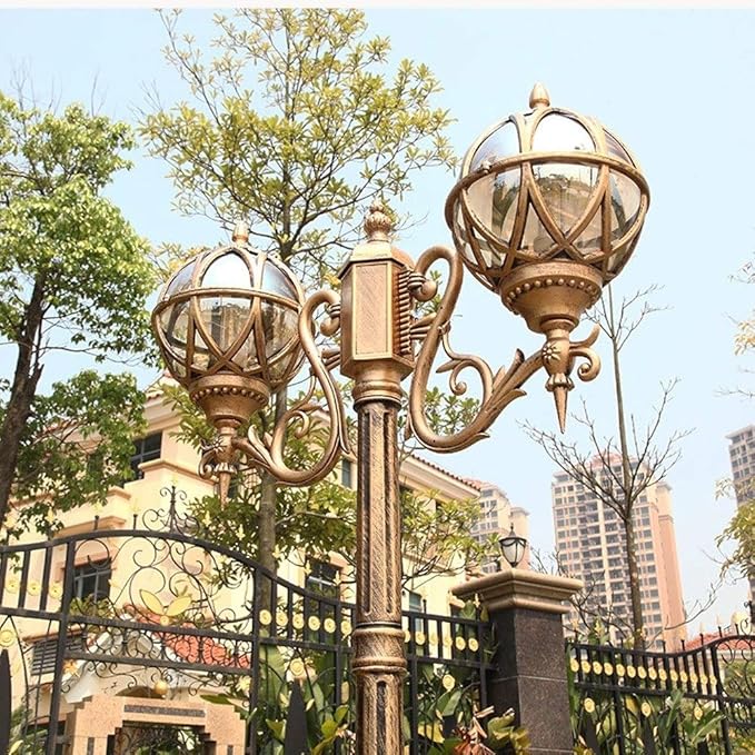 Outdoor Lamp Post Light Lamp Post Lights, Creative 2-Light Outdoor Post Light Traditional Victoria High Landscape | Lumora