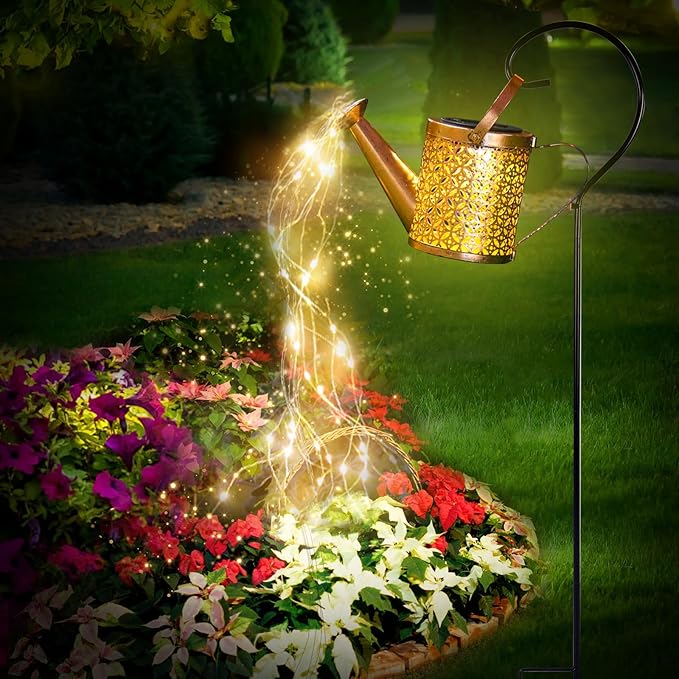 Solar Garden Light, Solar Watering Can Lights for Outside, Decorative Yard Light with - Outdoor Lighting Accessory | Lumora