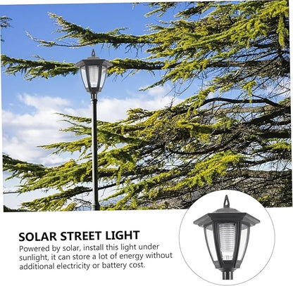 HANABASS Outdoor Solar Decorative Lanterns for Garden Yard & Patio Vintage European Style Hanging LED Landscape Lights for Lawn & Pathway Illumination