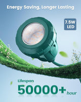 SURAIELEC Christmas Spotlight Outdoor, Create Stunning Holiday Decor with 4 Color Lenses (Red Green Blue Yellow) | Lumora