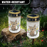 Cute Cat Outdoor Stake Lights Solar Warm White Lights for Yard Patio Waterproof Pathway Lights Flameless Garden | Lumora