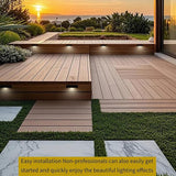 6 Pack Low Voltage AC/DC 12V LED Landscape Deck Light,Outdoor Retaining Wall Lights, IP65 Waterproof Step | Lumora