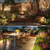 12W Low Voltage Landscape Lights LED Landscape Lighting with Connectors and Spike Stand, 12V 24V Outdoor Spotlights | Lumora