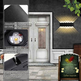Kawell 12W Waterproof Modern Wall Light LED Wall Lamp Aluminum LED Wall Sconce Up Down Indoor Outdoor for Bedroom | Lumora
