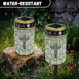 Cross Floral Solar Lights Outdoor,Solar Stake Lights Garden Lights,Waterproof Solar Lights for Outside Yard Patio | Lumora