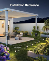 HIBOITEC Low Voltage Landscape Lighting 12W with Connectors 200W Transformer - Outdoor Security Flood Light | Lumora