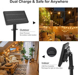 RTTY Solar String Lights Outdoor Waterpoof 50ft with 25pcs Dimmable Shatterproof ST38 Vintage Bulb,Remote Solar | Lumora
