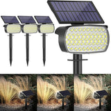 108 LED Solar Spot Lights Outdoor, Solar Lights Outdoor IP65 Waterproof, 3 Modes Solar Landscape Spotlights, Large | Lumora