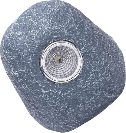 Zerodis Solar Garden Rock Lights Outdoor Path Lights Adjustable Solar Faux Stone LED Powered Landscape Decorative Garden Stone Light for Pathway Walkway