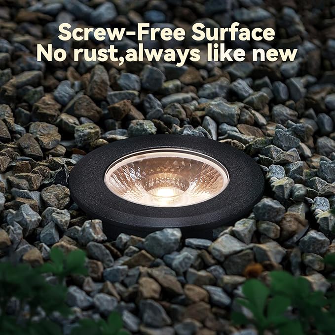 LEONLITE 7W 5CCT Well Lights Landscape LED In Ground, 12-24V AC/DC Low Voltage, CRI90 IP67 Inground Well Lights | Lumora