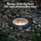 LEONLITE 7W 5CCT Well Lights Landscape LED In Ground, 12-24V AC/DC Low Voltage, CRI90 IP67 Inground Well Lights | Lumora
