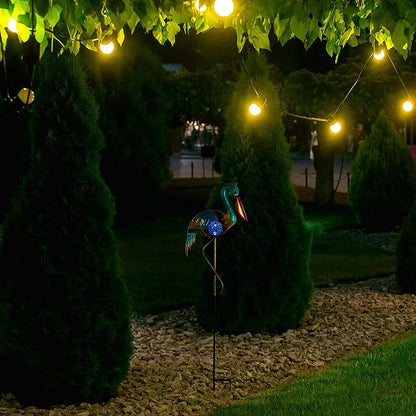 Solar Lighted Pelican Outdoor Garden Stake - 37.5"