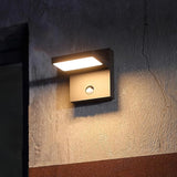 Motion Sensor Outdoor Rotatable Wall Light Exterior LED Lights Fixtures Aluminum Wired Porch Lamps Adjustable | Lumora