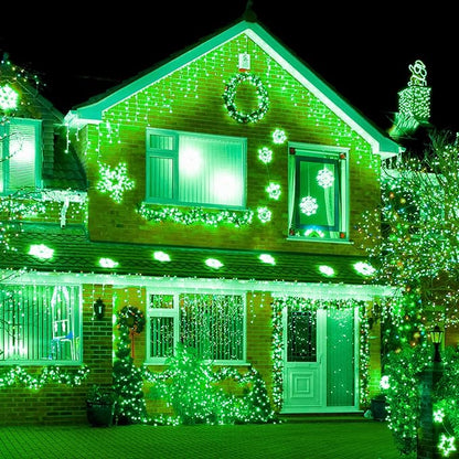 2 Pack 200 LED Solar String Lights St Patricks Day Decorations, 85.2ft 8 Modes Solar String Lights for Outside, Waterproof and Solar Powered Outdoor String Lights for Holiday Garden Tree Party (Green)