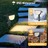 Solar Lights Outdoor Waterproof IP65, Solar Powered 76 LED 3 Lighting Modes Solar Spot Lights Outdoor for Yard | Lumora