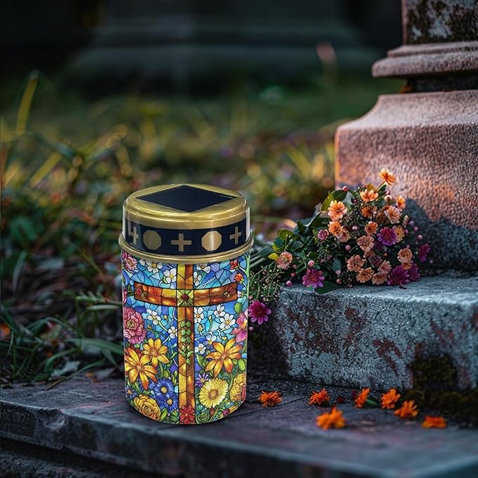 Solar Pathway Lights Outdoor Cemetery Solar Lights Waterproof Solar Powered Fairy Light for Outside,Solar Garden | Lumora