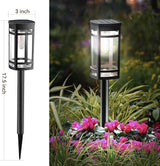 EXCMARK 16 Pack Solar Lights Outdoor Waterproof for Garden Pathway Walkway Driveway Yard Lawn Decorative Landscape | Lumora