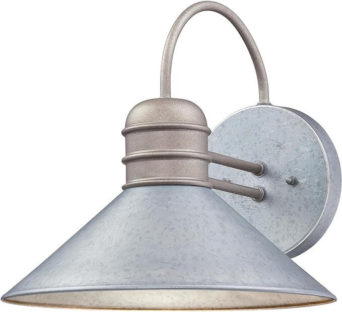 Westinghouse 6360900 Watts Creek One-Light, Galvanized Steel Finish OUTDOOR WALL Fixture,