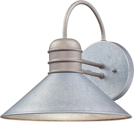 Westinghouse 6360900 Watts Creek One-Light, Galvanized Steel Finish OUTDOOR WALL Fixture,