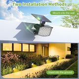 8 Pack Solar Spot Lights Outdoor, 2-in-1 Solar Lights Outdoor Waterproof IP65, Solar Powered Landscape Spotlights 3 | Lumora