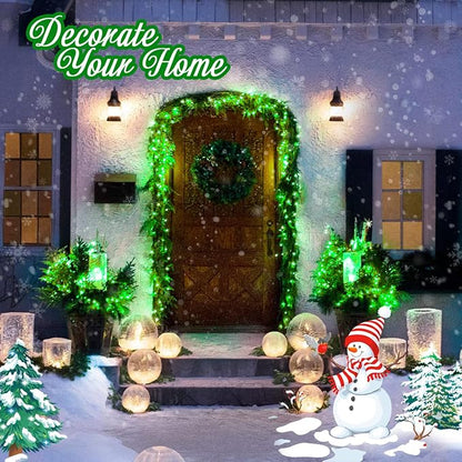 JMEXSUSS 250 LED Green Christmas String Lights Indoor, 91.5ft Connectable Green LED Light Outdoor Waterproof, 8 Modes Christmas Lights Plug in for ST Patricks Day Tree Decoration