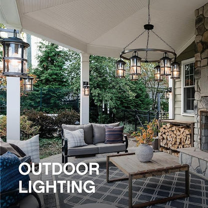 Hinkley Porter Collection Extra Small Wall Mount Lantern, 120V – Add Security to Porches, Patios & Exterior Spaces with Ultra-Durable Outdoor Lighting, Oil Rubbed Bronze