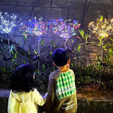 JJGoo Solar Firework Lights, 2 Pack 180 LEDs 2 Lighting Modes Solar Lights Outdoor Waterproof for Garden Patio | Lumora