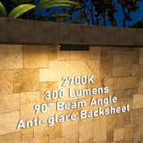 Teekuv 10 Pack 4 Inch Retaining Wall Lights, 3W LED Hardscape Lighting IP65 Waterproof Paver Lights, 12V AC/DC Low | Lumora