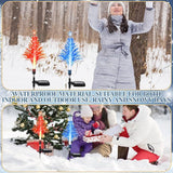 Baquler 2 Pcs Solar Christmas Tree Garden Stake Lights Outdoor Christmas Tree Lighted Yard Decorations Multicolor | Lumora