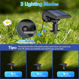 NYMPHY Solar Lights Outdoor Waterproof IP68, 56 LED 3 Lighting Modes Solar Powered Garden Yard Spot Solar Lights | Lumora
