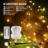 120 LED Fairy Lights, 14.7ft String Lights with Remote, 8 Modes Timer Twinkle Lights - Decorative Outdoor Light | Lumora