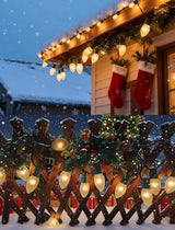 25Ft Frosted White Christmas Lights C9 Vintage Christmas String Lights with 26 Frosted White Bulbs(1 Spare) Hanging | Lumora