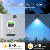 SOLPEX Solar Lights Outdoor Waterproof IP65, Solar Stair Lights Outdoor for Fence, Deck, Step, RGB Multicolor LED | Lumora