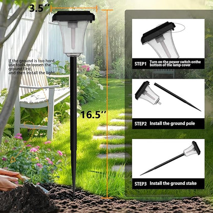 Swingers Solar Lights Outdoor,with Upgraded 2nd-gen Flame tech,LED Solar Torch Lights with Flickering Flame,Waterproof Outdoor Garden Light for Christmas, Garden, Landscape, Path, Yard, Patio (4)