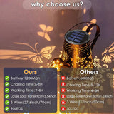 Solar Watering Can with Lights Outdoor,Hanging Solar Lantern,Metal Waterproof Garden Lights Decorations Gift for | Lumora
