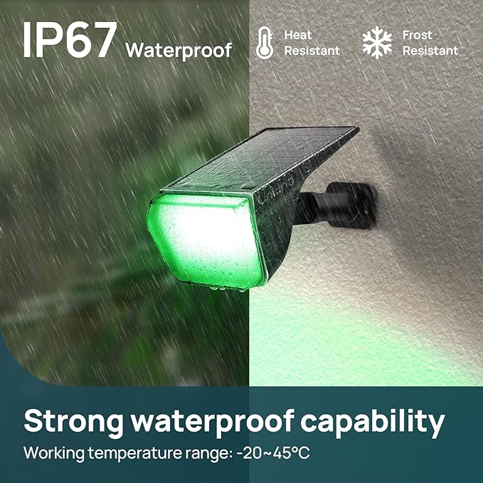 Linkind RGB Halloween Spotlights with Smart Solar Pathway Lights SP6 - Outdoor Security Flood Light | Lumora