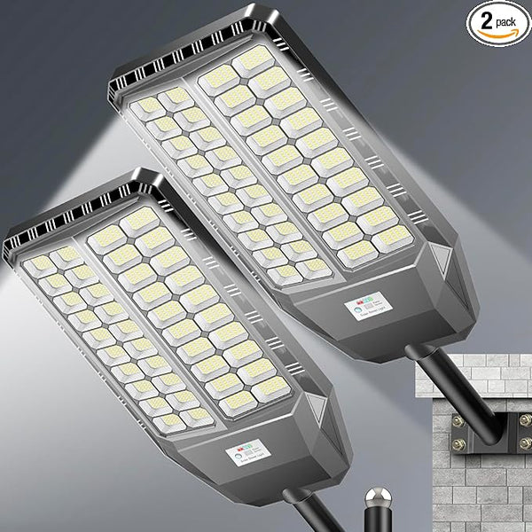 10000W Pro Large Solar Street Lights Outdoor with Thickened Shell, Commercial Grade Street Light Dusk to Dawn | Lumora