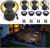 Gardenreet LED Well Lights Outdoor - Brass All Weather Electric Outdoor Inground Lighting, 12V LED Low Voltage | Lumora